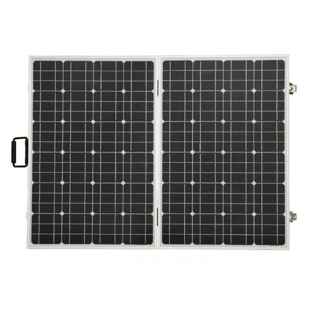 120W 12V Foldable Monocrystalline Solar Panel With Pre-installed 15A Charge Controller