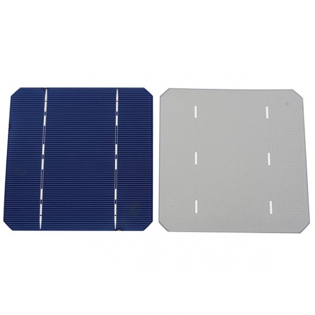 2.6WCell 5x5 (125mmx125mm) Monocrystalline Solar Cell for DIY Solar Panel
