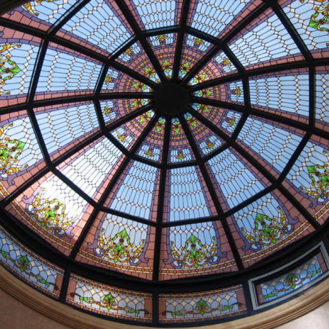 Staind Glass & Colored polycarbonate - ARCHITEC 