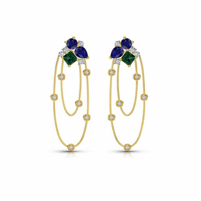 Diamond Danglers Earrings