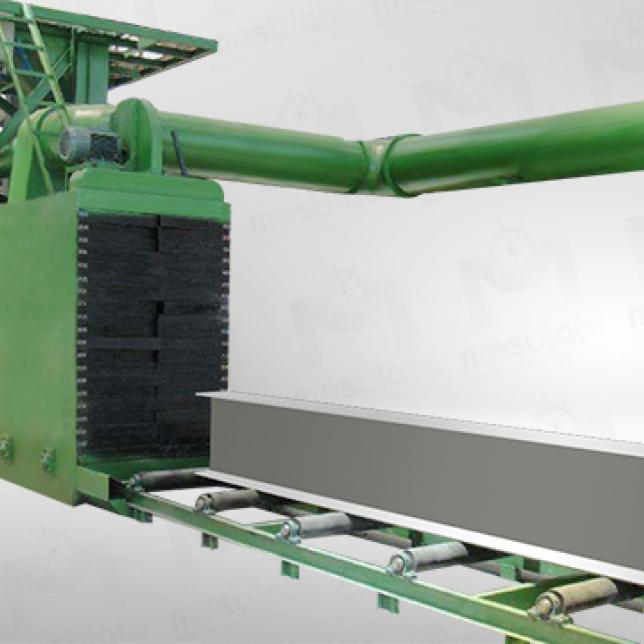 H Beam shot blasting machine
