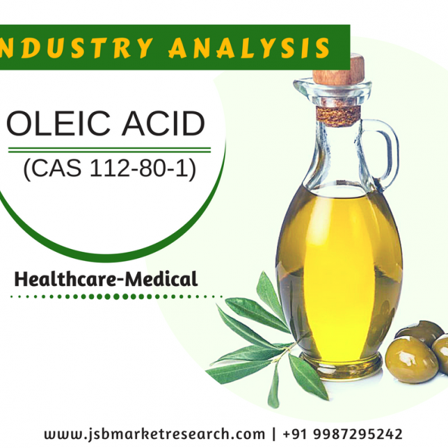 The report provides a basic overview of the industry including its definition, applications and manufacturing technolog. The report provides key statistics on the market status of the Oleic Acid (Cas 112-80-1) manufacturers. The oleic acid market is a growing market owing to factors such as increasing demand from end-use industries such as personal care, cosmetics, pharmaceuticals, and food industries 