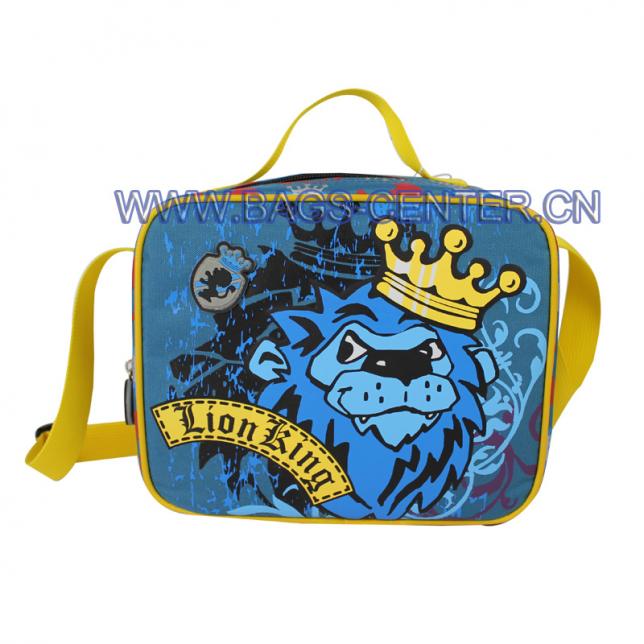 King of lion collection lunch bag. It is designed with 600D and 300D. By using silk and sublimation printing to present the cute lion.