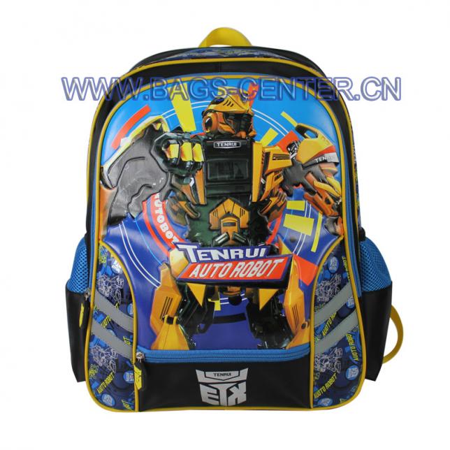 TENRUI Transformers collection shoulder bag. Two compartments, a front zipper pocket for additional quick easy access, comfortable and durable.
