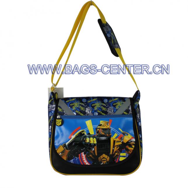 TENRUI Transformers collection shoulder bag. Shoulder strap adjustment, a cool transformers image cover the whole front zip pocket.