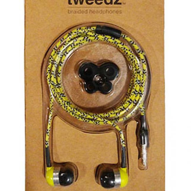 Tweedz Braided Headphones Tweedz headphones pack