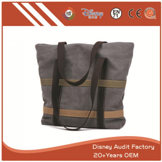 Grey Canvas Bag,
