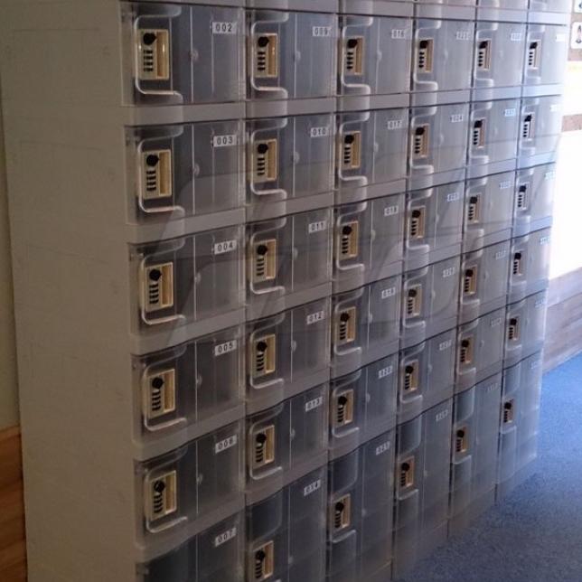 Six Tier Office Lockers ABS Plastic