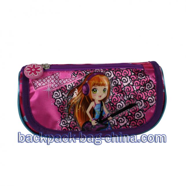 Contact Reliable School Backpacks supplier to Manufacture Your Designed Merry Girl School Pencil Case Perfectly, one main compartment, best quality.