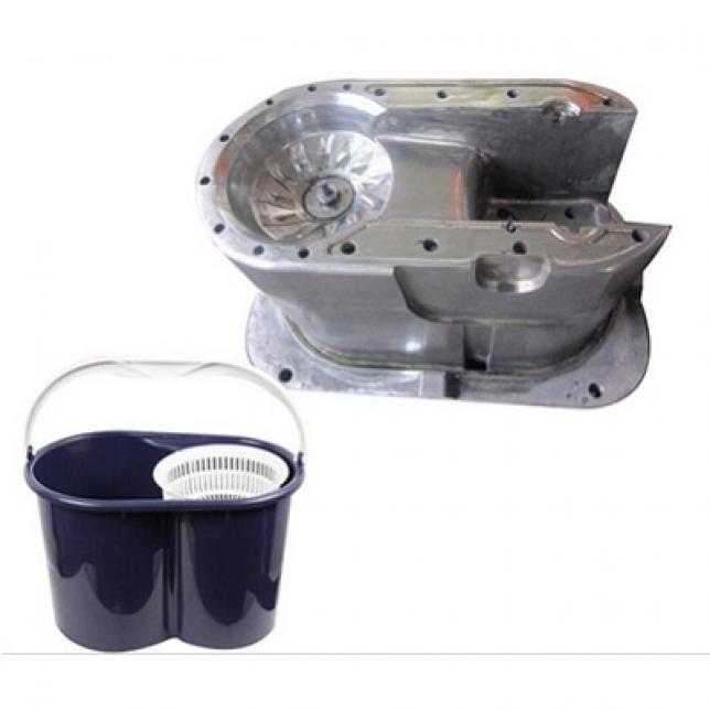 PP Plastic Mop Bucket Injection Mold