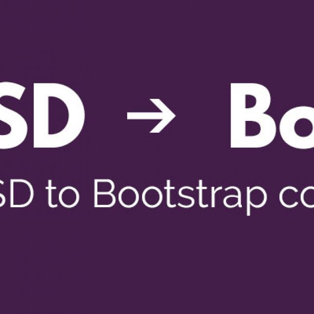 PSD to Bootstrap Conversion Service