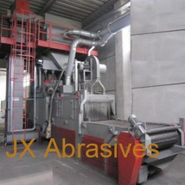 Shot Blast Machine with Metal Wire Mesh Conveyor
