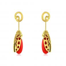 Latest Gold Jhumka Design