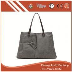 Black Canvas Handbag